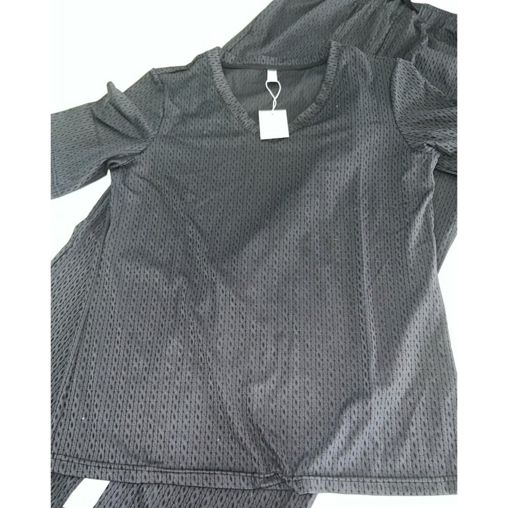 Men’s U2SKIIN Pajama set. Size Medium Color Black